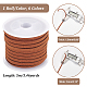 PandaHall Elite 6 Rolls 6 Colors Faux Suede Cord LW-PH0002-27A-2