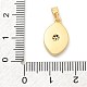 Подвески из латуни с микропаве из циркония KK-M303-01G-11-3