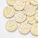 Colgantes de monedas de aleación de superficie lisa PALLOY-S117-103-2