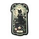 黒猫の形の PVC 防水ステッカー 50 枚  粘着デカール  スーツケース用  スケートボード  冷蔵庫  ヘルメット  携帯電話のシェル  ブラック  61~69x38~40x0.2mm AJEW-M223-05-2