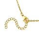 Crystal Cage Holder Necklace NJEW-JN04606-01-6