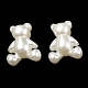 Perles en ABS imitation nacre X-OACR-K001-31-3