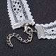 Collane gotiche del choker del merletto NJEW-E085-11A-3