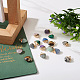 Fashewelry 16 pz 8 stili di ciondoli con pietre preziose naturali e sintetiche G-FW0001-34-6