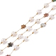 Cadenas de cuentas de perlas y estrellas de ágata india natural CHS-I018-01G-01-1