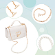 Wadorn 3 Uds. 3 estilos de cadenas de monedero de perlas de imitación de plástico abs FIND-WR0009-73B-3
