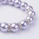 Glass Pearl Stretch Bracelets BJEW-JB02501-3