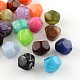 Perlas de acrílico de piedras preciosas de imitación X-OACR-R034-M-1