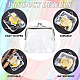 GORGECRAFT 6PCS Clear Coin Purses Transparent Change Purses Waterproof PVC Jelly Wallets Kiss Lock Clear Change Pouch Gifts for Women Carrying Your Change Cards Earphone Keys ABAG-GF0001-16-3