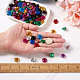 Fashewelry 300pcs 10 Farben Aluminium Cabochons MRMJ-FW0001-02-8