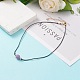 Faceted Natural Amethyst Pendant Necklaces NJEW-JN03230-03-4