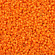 ガラスシードビーズ  不透明な色の種  ラウンド  ダークオレンジ  サイズ：直径約2mm  穴：1mm  約30000個/ポンド SEED-A010-2mm-50-3