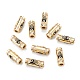 Real 18K Gold Plated Brass Micro Pave Clear Cubic Zirconia Tube Beads ZIRC-A020-26G-2