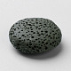Perles de pierre de lave naturelle non cirées X-G-F326-M-2