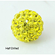 Polymer Clay Rhinestone Beads X-RB-H258-HD10mm-249-1