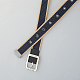 GORGECRAFT 6 Sets Belt Tip with Screw Belt Buckle End Tip 1 Inch Webbing Tip Strap End Caps for Webbing Belt Belt Clip Repair Belt Ending DIY Sewing Craft(Platinum) FIND-GF0002-93P-5