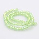 AB Color Plated Glass Faceted Round Beads Strands GLAA-A027-3mm-AB02-2