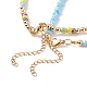 2шт 2 стильных стеклянных жемчужных ожерелья из бисера NJEW-JN03936-6