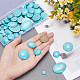 Arricraft 132pcs 14 styles cabochons turquoise synthétique TURQ-AR0001-24-3