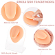 Soft Silicone Tongue Flexible Model Body Part Displays with Acrylic Stands ODIS-WH0002-23-4