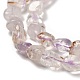 Natürlichen Amethyst Perlen Stränge&nbsp;G-P497-01E-60-4