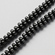 Non-magnetic Synthetic Hematite Beads Strands G-Q895-21-2