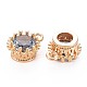 Brass Micro Pave Cubic Zirconia Charms KK-S356-772A-2