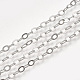 Brass Cable Chain Necklaces X-MAK-T006-05P-3