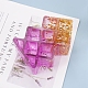 7 compartiments boîte de rangement de rouge à lèvres moules en silicone DIY-D049-03-6