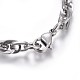 304 Stainless Steel Rope Chain Bracelets BJEW-L637-14-P-3