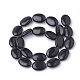 Natural Black Stone Beads Strands G-S292-26-2