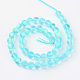 Synthetic Moonstone Beads Strands G-R375-6mm-A04-2