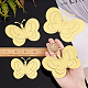 Creatcabin 3set 3d Schmetterlings-PVC-Spiegel-Wandaufkleber DIY-CN0001-85C-3