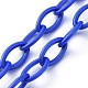 Collares personalizados de cadena de cable de plástico abs NJEW-JN02847-05-3