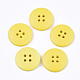 Расписные деревянные кнопки WOOD-Q040-001G-1