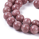 Natural Rhodonite Beads Strands G-L417-08-10mm-3