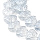 Transparentes perles de verre de galvanoplastie brins EGLA-F158-PL03-A-3
