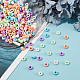 Chgcraft 240 g 6 Farben Acryl-Perlen mit großem Loch SACR-CA0001-09-4