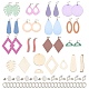 Kit per la creazione di orecchini pendenti fai da te sunnyclue fai da te DIY-SC0011-05-1