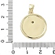 Латунные микро проложить кубического циркония подвески KK-K368-05B-02-3