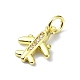 Подвески из латуни с микропаве и цирконием KK-H475-41G-2