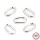 925 anillos de puerta de resorte de plata esterlina X-STER-Z001-109S-1