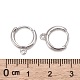 925 серьги-кольца из стерлингового серебра с родиевым покрытием STER-K168-042P-3