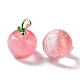 Cherry Quartz Glass Pendants G-P499-01G-13-3