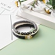 Ensemble de bracelets extensibles de perles de coeur d'amour pour les femmes BJEW-JB07161-5