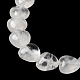 Natürlichem Quarz-Kristall-Perlen Stränge G-B022-21B-4