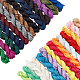 Pandahall Elite 27 bündelt 27 Arten von geflochtenen Kabelsätzen aus Polyester und Nylon WCOR-PH0001-02-1