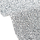 グリッターレジンホットフィックスラインストーン（裏面接着剤）  ラインストーントリミング  マスクと衣装のアクセサリー  長方形  銀  39.5x23.5x0.3cm DIY-WH0166-23B-5