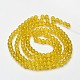 Crackle Glass Beads Strands X-CCG-Q001-6mm-10-2