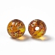 Perlas de esfera de acrílico chapado OACR-H019-11-2
